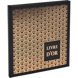 Exacompta Gästebuch Pappkarton, Papier Schwarz 9511E 22 (B) x 20 (T) x 1,5 (H) cm 2 Stück Produktbild