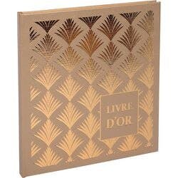 Exacompta Gästebuch Pappkarton, Papier Hellbraun 9522E 22 (B) x 20 (T) x 1,5 (H) cm 2 Stück Produktbild