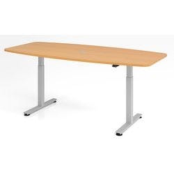 Hammerbacher Konferenztisch VXMST Buche Melamin 1.050 x 2.200 x 830 x 720-1.190 mm Mit Aufbau Produktbild
