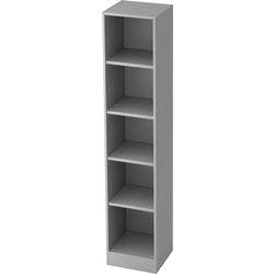 Hammerbacher Holz Bücherregal 4 Fachböden 406 x 400 x 2.004 mm Grau Produktbild