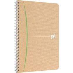 OXFORD Notizbuch DIN A5 Kariert Doppeldraht Seitlich gebunden Hardback Braun 100 Seiten Produktbild
