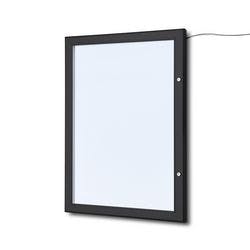 SHOWDOWN Menütafel Magnetisch A4 Wandmontage Abschließbar 50,5 (B) x 67,9 (H) cm Schwarz Produktbild Print Hauptbild L