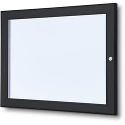 SHOWDOWN Menütafel Magnetisch A4 Wandmontage mit Schrauben Abschließbar 50,5 B x 37,7 H cm Schwarz Produktbild