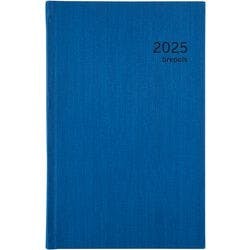 Brepols Saturnus Terminplaner 2025 1 Tag / 1 Seite Deutsch, Englisch, Französisch, Niederländisch 13,3 (B) x 20,8 (H) cm Blau Produktbild