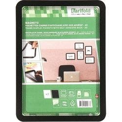 Djois Magneto DIN A5 Inforahmen Magnetisch Schwarz PP, PVC 194977 16,8 (B) x 0,2 (T) x 23 (H) cm 2 Stück Produktbild