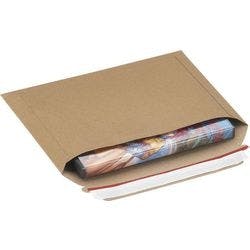 RAJA Versandtasche Pappe 235 (B) x 180 (H) mm Braun 100 Stück Produktbild