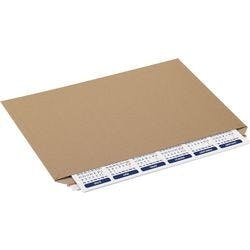 RAJA Versandtasche Pappe 458 (B) x 328 (H) mm Braun 75 Stück Produktbild