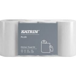KATRIN Plus Küchenrolle 3-lagig 231004 4 Rollen à 50 Blatt Produktbild
