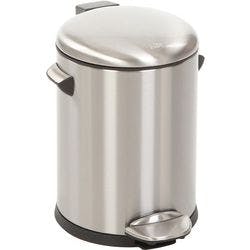 EKO Edelstahl Treteimer 5 L 23,7 (B) x 27,2 (T) x 30 (H) cm Silber Produktbild