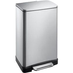 EKO Edelstahl Treteimer 30 L 36 (B) x 32 (T) x 62,6 (H) cm Silber Produktbild