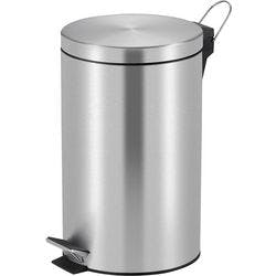 V-PART Treteimer Edelstahl 12 L 29,5 (B) x 25,5 (T) x 40 (H) cm Silber Produktbild