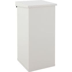 DutchDesign Treteimer Pulverbeschichtetes Aluminium 110 L 36 (B) x 36 (T) x 80 (H) cm Weiß Produktbild
