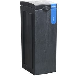 bonton Papierkorb Polypropylen 70 L 28 (B) x 43 (T) x 77,1 (H) cm Grau Produktbild