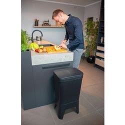 bonton Papierkorb Recyceltes Polypropylen 92012732 40 L 30 (B) x 41 (T) x 76 (H) cm Grau bonton 40 L Produktbild