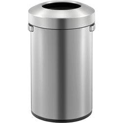 EKO Papierkorb Edelstahl 50 L 37 (B) x 34 (T) x 59,6 (H) cm Silber Produktbild