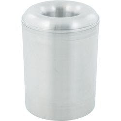 V-PART Papierkorb Aluminium 20 L 34,2 cm (H) Silber Produktbild