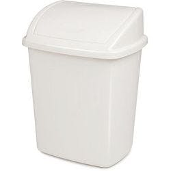 Papierkorb Polypropylen 8 L 25,2 (B) x 20 (T) x 33 (H) cm Weiß Produktbild