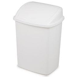 Papierkorb Polypropylen 40 L 40,3 (B) x 31,5 (T) x 55,8 (H) cm Weiß Produktbild