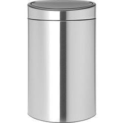 Brabantia Papierkorb Touch Bin Edelstahl 33 L 43,5 (B) x 30,5 (T) x 72,5 (H) cm Silber Produktbild