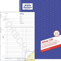 AVERY Zweckform Auftragsbuch 1728 DIN A4 21 x 29,7 x 0,68 cm 5 Stück Produktbild