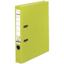 Falken Ordner DIN A4 50 mm Neongrün 2 Ringe 23001080F Pappkarton, PP (Polypropylen) Produktbild