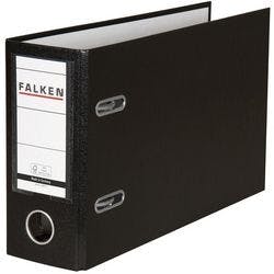 Falken Ordner DIN A5 75 mm Schwarz 11285715 Pappkarton, PP (Polypropylen) Querformat Produktbild
