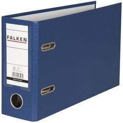 Falken Ordner DIN A5 75 mm Blau 11285780 Pappkarton, PP (Polypropylen) Querformat Produktbild