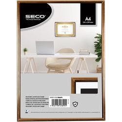Seco DIN A4 Bilderrahmen Gold, Schwarz BGA4PS 22 (B) x 30,8 (T) x 1,9 (H) cm Produktbild