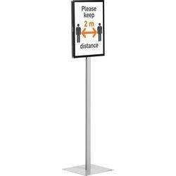 DURABLE Info Stand Basic Infoständer DIN A3 Kunststoff, Metall Anthrazit Produktbild