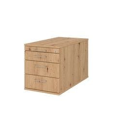 Hammerbacher Rollcontainer TC30 CE VTC30/R/R/BS Eiche 4280 mm x 512 mm x 800 mm Produktbild