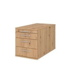 Hammerbacher Rollcontainer TC30 RE Braun 428 x 800 x 512 mm VTC30/R/R/RE Produktbild