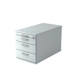 Hammerbacher Rollcontainer TC30 BM Grau 428 x 800 x 512 mm Produktbild