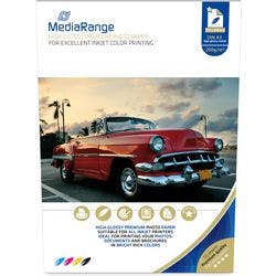 MediaRange Inkjet Fotopapier Glänzend DIN A3 200 g/m² Weiß 50 Blatt Produktbild