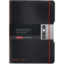 Herlitz Notizbuch A4 Kariert PP (Polypropylen) Schwarz Produktbild