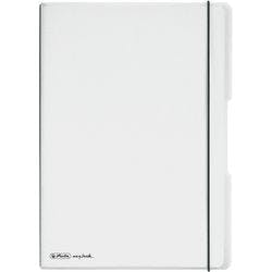 Herlitz Notizbuch A5 Kariert PP (Polypropylen) Weiß Produktbild