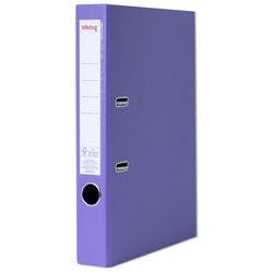 Viking Ordner DIN A4 50 mm Violett 2 Ringe Pappkarton, PP (Polypropylen) Matt Produktbild Print Hauptbild L