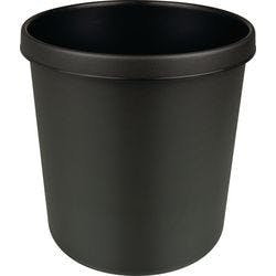 helit Sicherheitspapierkorb Flammenhemmend Schwarz 26,7 x 27 cm 5 Stück Produktbild