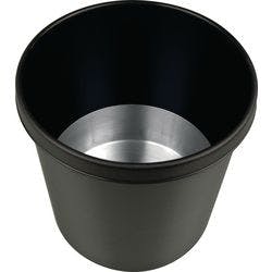helit Sicherheitspapierkorb Schwarz 18 L Flammenhemmender Kunststoff 5 Stück Produktbild