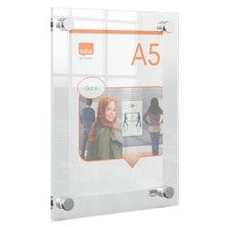 Nobo Premium Plus DIN A5 Inforahmen 1915592 19,9 (B) x 2,4 (T) x 26,1 (H) cm Produktbild
