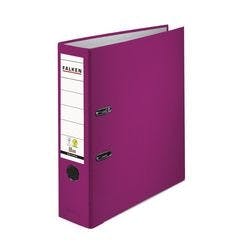 Falken Ordner DIN A4 80 mm Violett 2 Ringe 23001048000F Pappkarton, PP (Polypropylen) Produktbild Print Hauptbild L