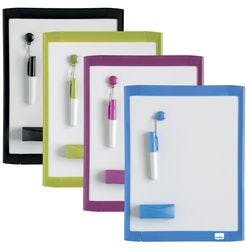 Nobo Wandmontierbares Magnetisches Whiteboard Mini 1903816 Lackierter Stahl Verschiedenfarbiger Rahmen 216 x 280 mm Weiß Produktbild