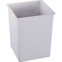 helit Papierkorb Kunststoff Hellgrau 26 x 26 x 33 cm Produktbild