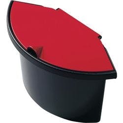 helit Abfalleinsatz Kunststoff Schwarz, Rot 27,5 x 13,2 x 18 cm 5 Stück Produktbild