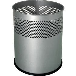 helit Papierkorb 15 L Edelstahl Produktbild