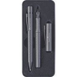 Faber-Castell Grip Gift Box Kugelschreiber und Füllfederhalter Blau Produktbild