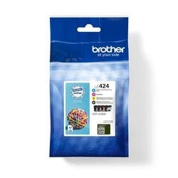 Brother LC424VAL Original Tintenpatrone Schwarz, Cyan, Magenta, Gelb Multipack 4 Stück Produktbild