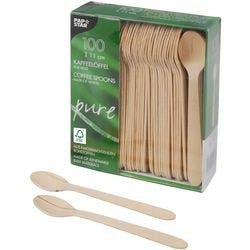 PAPSTAR Pommesgabeln Pure Braun 1000 Stück Produktbild