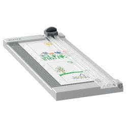 Leitz Precision Home Schneidemaschine 9025 A4 305 mm Einziehbare feste Klinge gerader Schnitt Grau 8 Blatt Produktbild