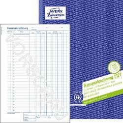 AVERY Zweckform Kassenräumung 1227 DIN A4 Perforiert N/A 100 Blatt Produktbild