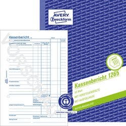 AVERY Zweckform Kassenbuch 1265 DIN A5 Perforiert N/A 50 Blatt Produktbild
